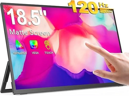 EVICIV 18.5” Portable Touchscreen 120hz Monitor